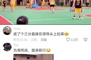 领导：这小子野心不小 就进了个三分都敢骑我头上拉屎了😅